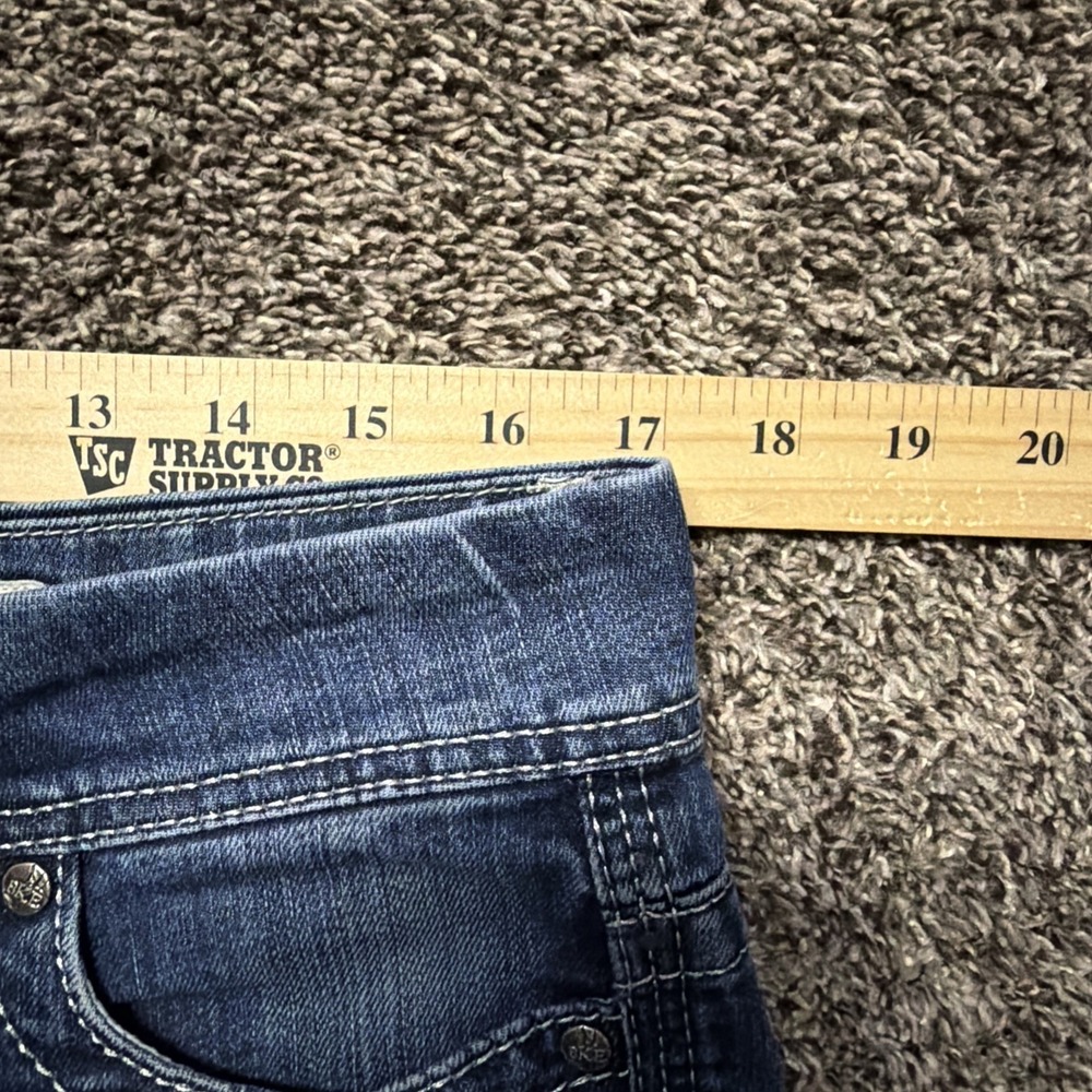 BKE Jeans Womens 30 L Boot Cut Low Rise Denim Stretch Dark Wash Payton 34x31.5 - Picture 10 of 10